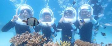 Boracay Island Hopping Tour - Joiner With Helmet Diving (Philippines)